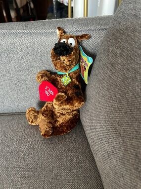 Vintage Scooby-Doo "I Wuv You" Plush 9" Stuffed Animal Toy NWT